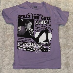 Purple Graphic T-Shirt Olivia Rodrigo